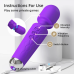 Вибратор микрофон «Violet Microphone», 20 режимов вибрации ,фиолетовый