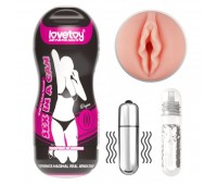 Стильный мастурбатор вагина Vagina Lotus Tunnel с вибрацией