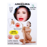 Надувна лялька BOYS of TOYS - ANGELINA 3D із вставкою з кібершкіри та вібростимуляцією