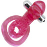 Эрекционное кольцо Pink Erection с вибрацией цвет розовый