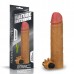 Насадка с вибрацией Add 2" Vibrating Silicone Extender, Brown