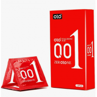 Презервативы OLO Zero One ультратонкие с гиалуроновой смазкой и возбуждающим эффектом ( упаковка 10 шт)