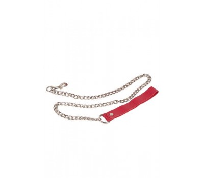 Поводок Leather Leash, Red