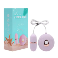 Вибро-яйцо с проводным управлением и 7 режимами вибрации Lilo Violet