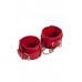 Наручники Leather Dominant Hand Cuffs, Red