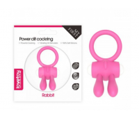 Эрекционное виброкольцо Power Clit Cockring, Pink