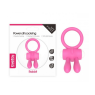 Эрекционное виброкольцо Power Clit Cockring, Pink