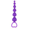 Анальная цепочка Heart Booty Beads-Purple
