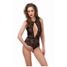 Body Ally with access (lace fabric), black, 40/42