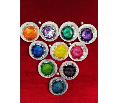 Презервативы ONE Color Sensations (разноцветные) (по 1 шт)