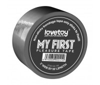 Серая лента для бондажа LOVETOY MY FIRST