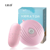 Вибро-яйцо с проводным управлением и 7 режимами вибрации Lilo Pink
