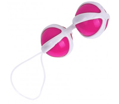 Вагинальные шарики Rossy бело-розовый