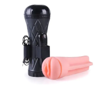 Вагина - мастурбатор с вибрацией Boss Series: Vibrating Vagina cyber skin - Latarka, BS6000025