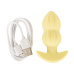 Анальная пробка с вибрацией Vibrating Mini Butt Plug Yellow