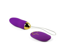 Вагинальное яйцо "Remote egg" с пультом ДУ, 10 режимов вибрации, фиолетовый