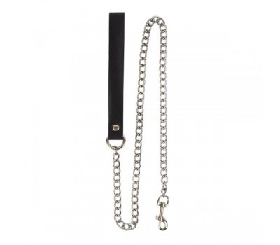 Поводок Leather Leash Slave, Black