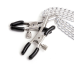 Зажимы для сосков "Clamps three large chains", три цепочки