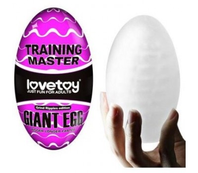 Мастурбатор LoveToy Traning Master Giant Egg Masturbator Purple без вибрации