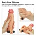 Насадка с вибрацией Add 1.5" Vibrating Silicone Extender, Flesh