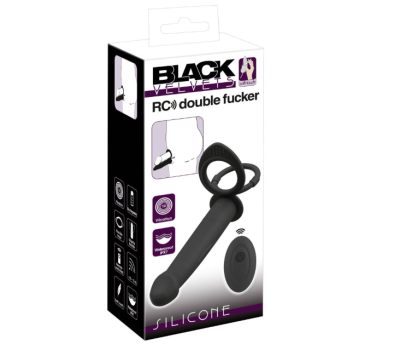 Анальный вибратор с кольцом RC double fucker