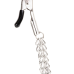 Зажимы для сосков "Clamps three large chains", три цепочки