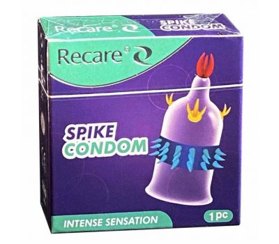 Презерватив Recare Spike Condon с шипами и дополнительными усиками (упаковка 1шт)