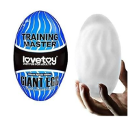 Мастурбатор LoveToy Traning Master Giant Egg Masturbator Blue без вибрации