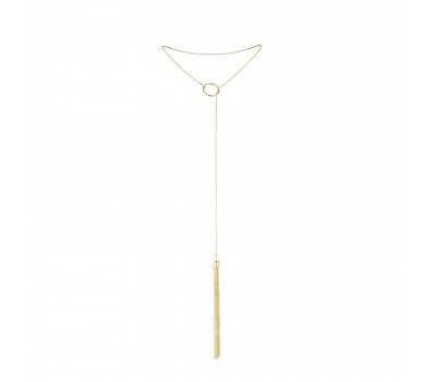 Цепочка для тела Bijoux Indiscrets Magnifique Tickler Pendant Chain - Gold, украшение для тела