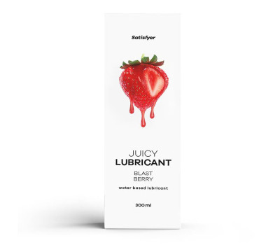 Лубрикант на водной основе Satisfyer Juicy Lubricant Blast Berry water based 300 мл