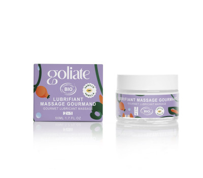 Массажное масло-лубрикант с ароматом и вкусом ванили Goliate Couple Gourmand Vanille 50 мл