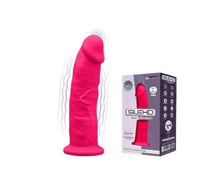 Фаллоимитатор с вибрацией SilexD Henry Vibro Pink (MODEL 2 size 7in) (мятая упаковка!!!)