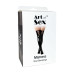 Лакированные чулки со шнуровкой Art of Sex - Mistress, черные с эффектом голограммы, размер L Лакированные чулки со шнуровкой Art of Sex - Mistress, черные с эффектом голограммы, размер L