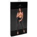 Лeггинсы Noir Handmade F304 Taboo wetlook leggings with open crotch and bum - XL