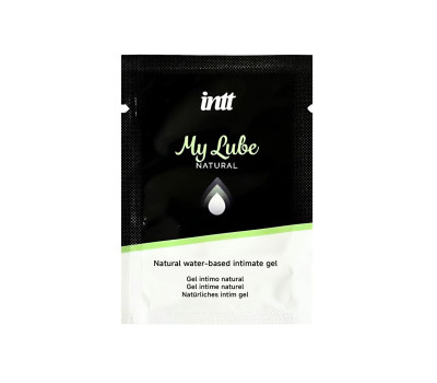 Пробник лубриканта на водной основе Intt My Lube Natural, 2 мл