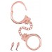 Наручники Fetish Tentation Premium Chick wrist cuffs in rose-gold metal