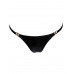 Трусики Noir Handmade P008 Powerwetlook panty with gold clasp - XL