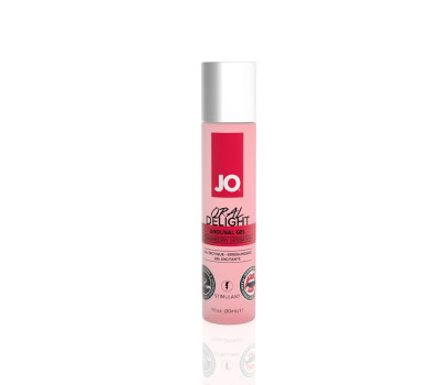 Гель для оральных ласк JO Oral Delight — Strawberry Sensation (30 мл) (срок до 08.2025)