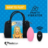 Вибратор в трусики FeelzToys Panty Vibrator Pink с пультом ДУ, 6 режимов работы, сумочка-чехол