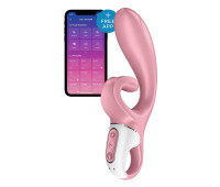 Смарт вибратор кролик Satisfyer Hug Me Pink (мятая упаковка!!!)
