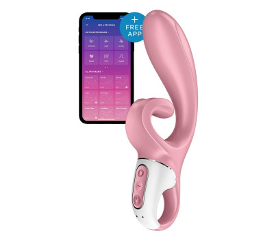 Смарт вибратор кролик Satisfyer Hug Me Pink (мятая упаковка!!!)