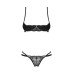 Комплект Obsessive Nutris 2-pcs crotchless set M/L