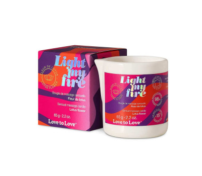 Массажная свеча Love To Love LIGHT MY FIRE Lotus (65 мл)
