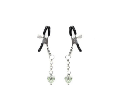 Зажимы для сосков Liebe Seele Glow-in-dark Nipple Clamps Green