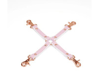 Крестовина Liebe Seele White & Pink Leather Hogtie
