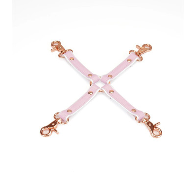 Крестовина Liebe Seele White & Pink Leather Hogtie