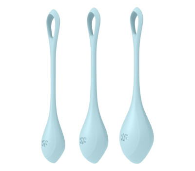 Набор йони бусин Satisfyer Yoni Power 2 Light Blue (повреждена упаковка!!!) Набор йони бусин Satisfyer Yoni Power 2 Light Blue (повреждена упаковка!!!)