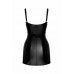 Платье Noir Handmade F320 Starlet wetlook minidress with ring belt - XL