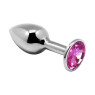 Анальная пробка Alive Mini Metal Butt Plug Pink L