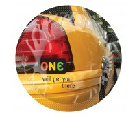 Презерватив ONE Color Sensations - ONE will get you there (Yellow) 1 шт